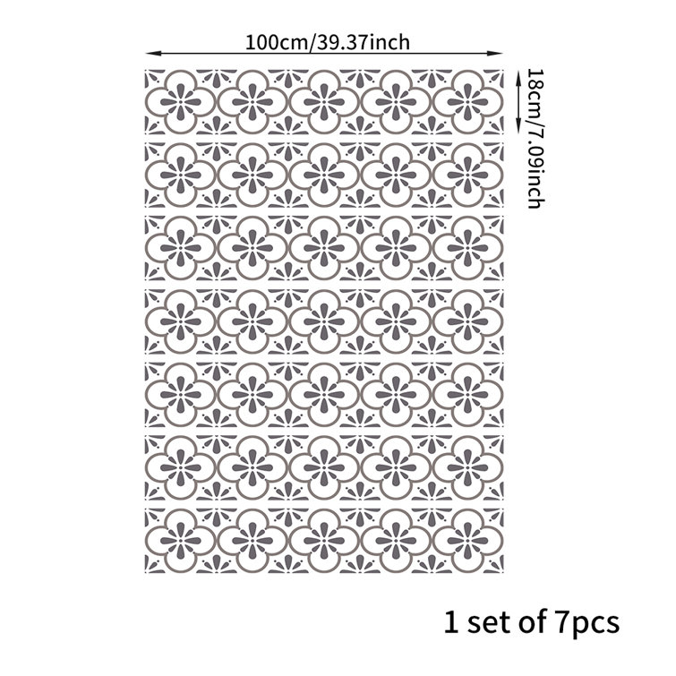 Bungalow Rose Abstract NonWall Damaging Wall Decal Wayfair